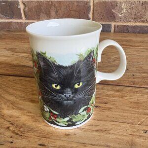 DUNOON Christmas Cats Bone China Mug Made In Scotland DUNOON Ceramics
